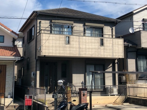 屋根・外壁のコケや色あせを改善した塗り替え工事　名古屋市緑区
