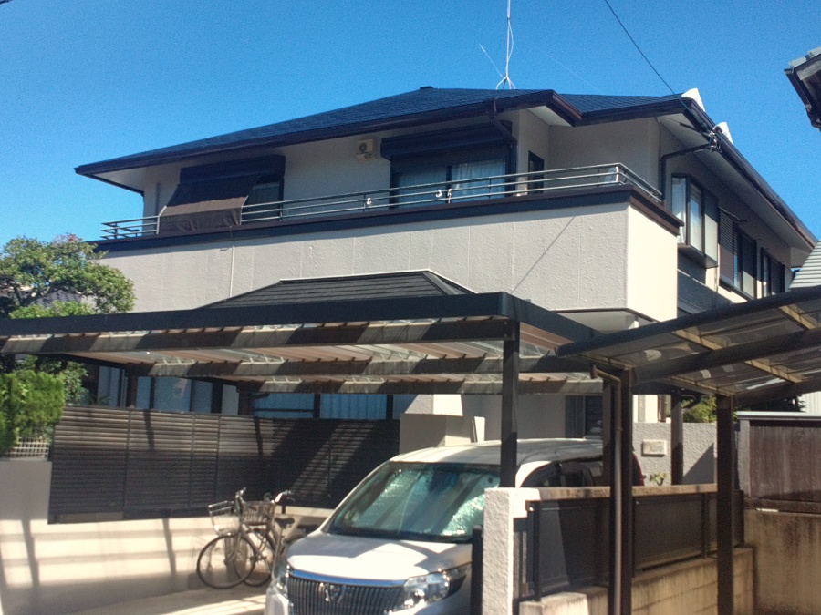 ウルトラSiで屋根・外壁塗り替え　名古屋市名東区